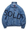 【トミーヒルフィガー】【シャンブレー】【ジップアップブルゾン】【サイズ Ｍ】 