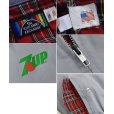 画像2: 80's〜90's【ビンテージ】【USA製】【7up】グレー【赤チェック裏地付き】【ジップアップブルゾン】【サイズＸＬ】<br> (2)