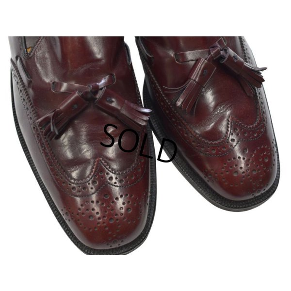 画像5: 【USA製】【ビンテージ】【ジョンストン&マーフィー】【president's collection】赤茶【タッセルローファー】【8 1/2 D/B】【26.5cm程度】【スリッポン】