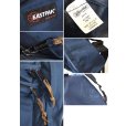 画像2: 【ビンテージ】USA製 【EASTPAK】【イーストパック】ボトムレザー【底レザー】【紺×ブラウン】【デイパック】【バックパック】【リュックサック】<br> (2)