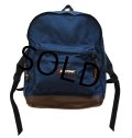 【ビンテージ】USA製 【EASTPAK】【イーストパック】ボトムレザー【底レザー】【紺×ブラウン】【デイパック】【バックパック】【リュックサック】 