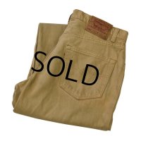 【ビンテージ】【USA製】【LEVI'S】【リーバイス】【550】【ライトブラウン】リラックスフィット【デニムパンツ】【34x32】 