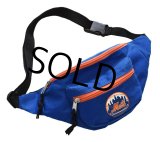 【ビンテージ】【青×オレンジ】【ニューヨークメッツ】MLB【ウエストポーチ】 
