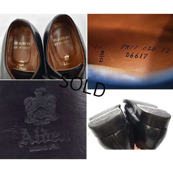 画像2: 【USA製】【オールデン】alden【Ｖチップ】【Ｕチップ】黒【レザーシューズ】【54411】【11 B/D】【29cm程度】 
