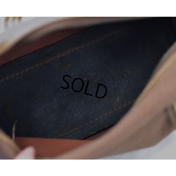 画像4: 40's【ビンテージ】【ブラウンキャンバス】コの字止め【ハンドバッグ】【ミニボストンバッグ】  