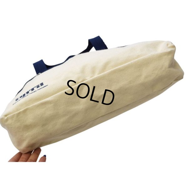 画像6: ビンテージ 【apta】【american physical therapy association】【白×青】【キャンバスコットン】【ハンドバッグ】【トートバッグ】