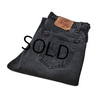 【ビンテージ】【USA製】【LEVI'S】【リーバイス】５０５【505】黒【ブラックデニム】【36X34】 