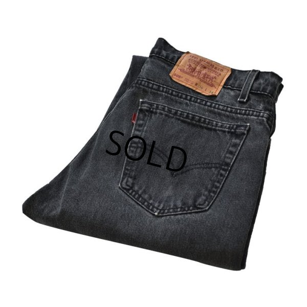 画像1: 【ビンテージ】【USA製】【LEVI'S】【リーバイス】５０５【505】黒【ブラックデニム】【36X34】 