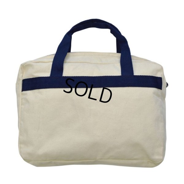 画像3: ビンテージ 【apta】【american physical therapy association】【白×青】【キャンバスコットン】【ハンドバッグ】【トートバッグ】