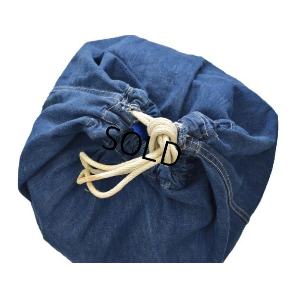 画像4: 50's【ビンテージ】【米軍実物】【U.S.ARMY】【デニムランドリーバッグ】