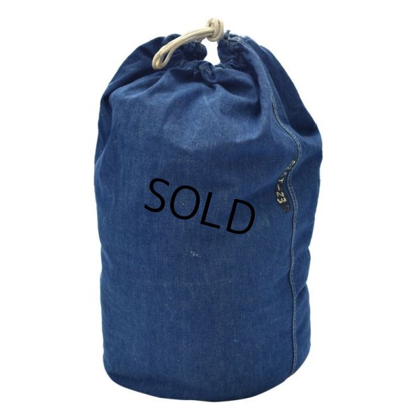 画像6: 50's【ビンテージ】【米軍実物】【U.S.ARMY】【デニムランドリーバッグ】