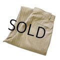 【ラルフローレン】【Ralph Lauren】【ベージュ】ヘリンボーン【コットンｘリネン？】【２タックパンツ】【コットンパンツ】【W30程度】 