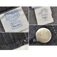 画像2: 【USA製】【ビンテージ】【SEARS】【シアーズ】【黒・ブラックデニム】【デニムジャケット】【Gジャン】【サイズＬ程度】【レディース古着】<br> (2)