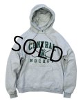【ビンテージ】Hanes【ヘインズ】【グレー】【Central Hockey】【パーカー】【サイズＳ】 