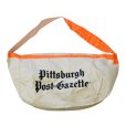 画像7: 【ビンテージ】【デッドストック】【ニュースペーパーバッグ】【Pittsburgh Post-Gazette】【ショルダーバッグ】 