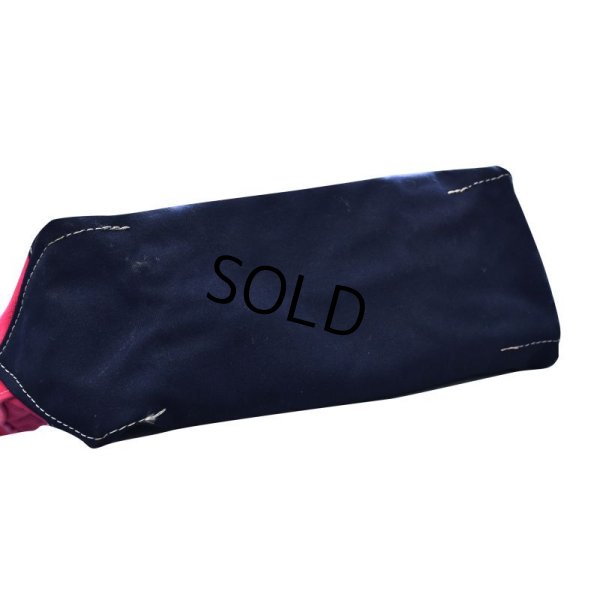 画像4: 【USA製】【ビンテージ】LLビーン  L.L.bean【ピンク×紺】チューリップ柄【キャンバス】【トートバッグ】