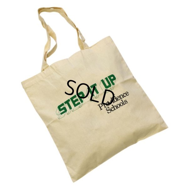画像1: ほぼ未使用【生成り】【STEP IT UP】【トートバッグ】【エコバッグ】 