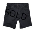 【ビンテージ】【USA製】【LEVI'S】【リーバイス】５０５【505】カットオフショーツ 黒【ブラックデニム】カットオフパンツ【W34】短パン 