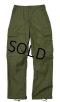 【60's】デッドストック【米軍実物】【ビンテージ】 【U.S.ARMY】【リップストップ】【ジャングルファティーグパンツ】【XS-R】 