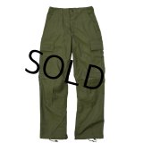 【60's】デッドストック【米軍実物】【ビンテージ】 【U.S.ARMY】【リップストップ】【ジャングルファティーグパンツ】【XS-R】 