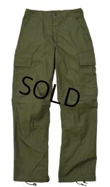 【60's】デッドストック【米軍実物】【ビンテージ】 【U.S.ARMY】【リップストップ】【ジャングルファティーグパンツ】【XS-R】 
