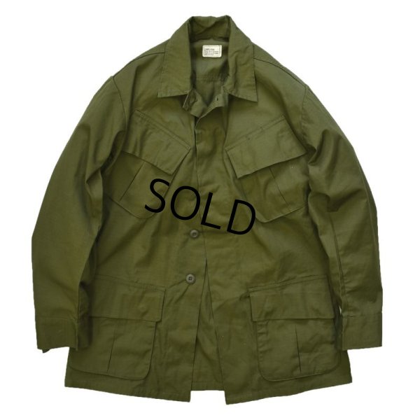 画像1: 【デッドストック】60's【ビンテージ】【米軍実物】リップストップ 【ジャングルファティーグシャツ】【ファティーグジャケット】【XS-SHORT】 