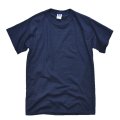 90's【USA製】【デッドストック】コットン１００%【ラッセル】【紺】【無地】【Tシャツ】【サイズＳ】 