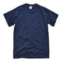 90's【USA製】【デッドストック】コットン１００%【ラッセル】【紺】【無地】【Tシャツ】【サイズＳ】 