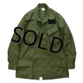 60's【ビンテージ】ステンシル入り【米軍実物】【リップストップ】【ジャングルファティーグシャツ】【ファティーグジャケット】【M-Long】 