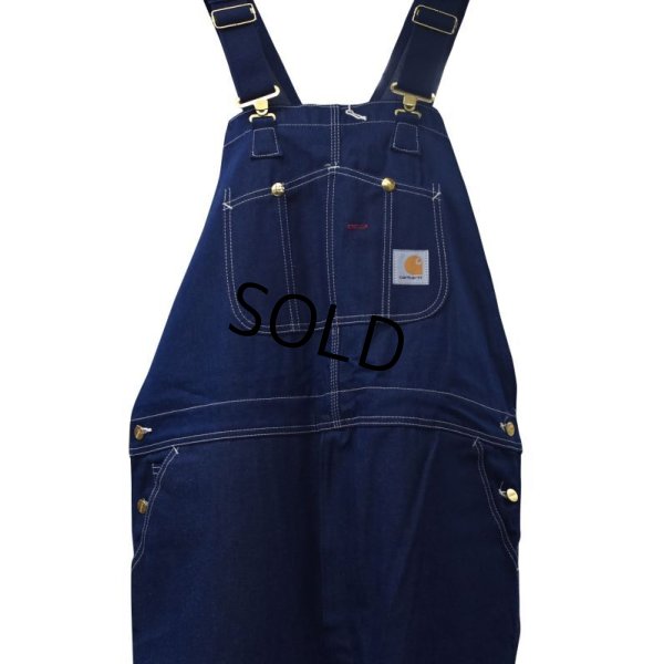 画像5: 90's デッドストック【ビンテージ】USA製【カーハート】デニム【オーバーオール】46X32 