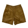 【デッドストック】【イタリー製】【BALL】【コットンｘリネン】【ショーツ】２タック【ショートパンツ】【レディースサイズ】サイズ４４【Ｓ程度】 