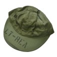 画像1: 40's【デッドストック】 【ビンテージ】【U.S.NAVY】【USN】【N-3】【HBTキャップ】【ステンシル入り】サイズ7 1/4【59ｃｍ程度】<br> (1)
