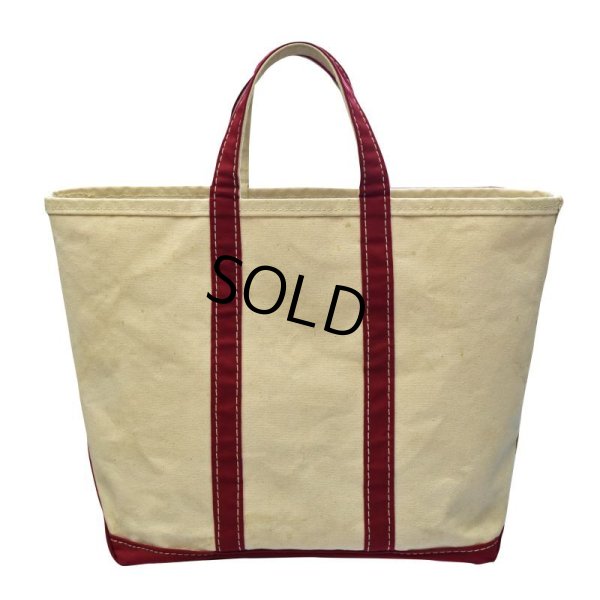 画像3: 【ビンテージ】【Lands' End】【ランズエンド】【白×赤】 キャンバス【トートバッグ】 