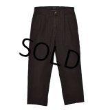 ビンテージ【DOCKERS】ドッカーズ【焦げ茶】【２タック】コットンパンツ【32X30】 