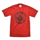 ほぼ未使用【ビンテージ】【赤】【ピアノ】プリント【Ｔシャツ】【サイズＳ】 