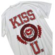 画像1: 【USA製】【未使用品】【ビンテージ】【KISS U】【白】【ビッグサイズTシャツ】レディース古着<br> (1)