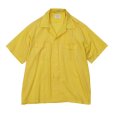 画像1: 【ビンテージ】【TARLETON】黄色【無地】【ポリコットン】オープンカラーシャツ【ボックスシャツ】【サイズＬ】<br> (1)