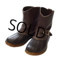 【USA製】【ビンテージ】【L.L.bean】【エンジニアタイプ】【ビーンブーツ】【レインシューズ】【サイズ９Ｗ】 