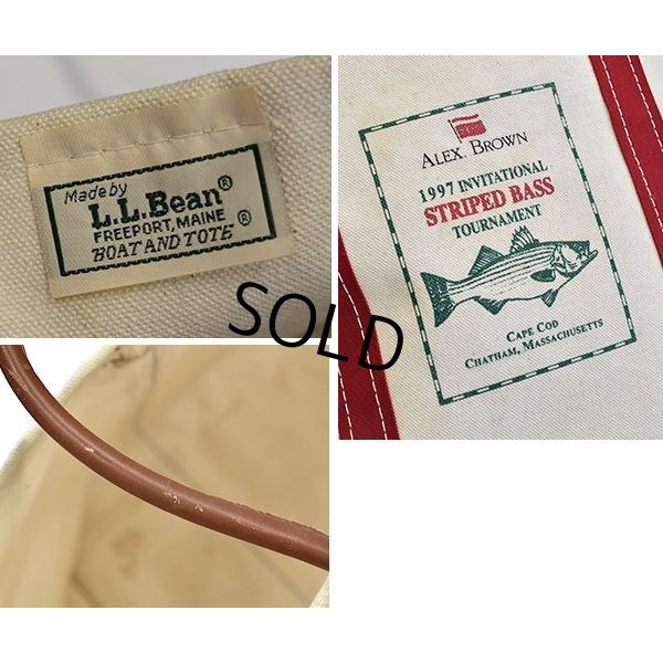 画像2: 90's【ビンテージ】ＬＬビーン【L.L.bean】【レザーハンドル】キャンバス【トートバッグ】 