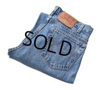 【ビンテージ】【USA製】【LEVI'S】【リーバイス】５１２【512】テーパード【デニムパンツ】【33X30】 