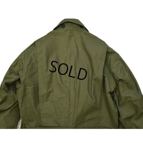 画像6: 【デッドストック】40's【ビンテージ】u.s.army【米軍実物】【M-43】HBT【ヘリンボーン】【オールインワン】【つなぎ】【38R】