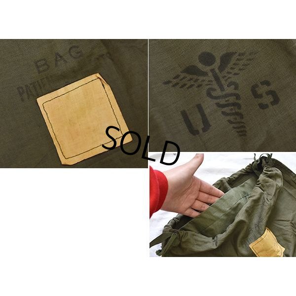 画像2: 60's【デッドストック】【ビンテージ】【米軍】【U.S.ARMY】【Patients effects BAG】【ペーシェントエフェクトバッグ】巾着 【ポーチ】 