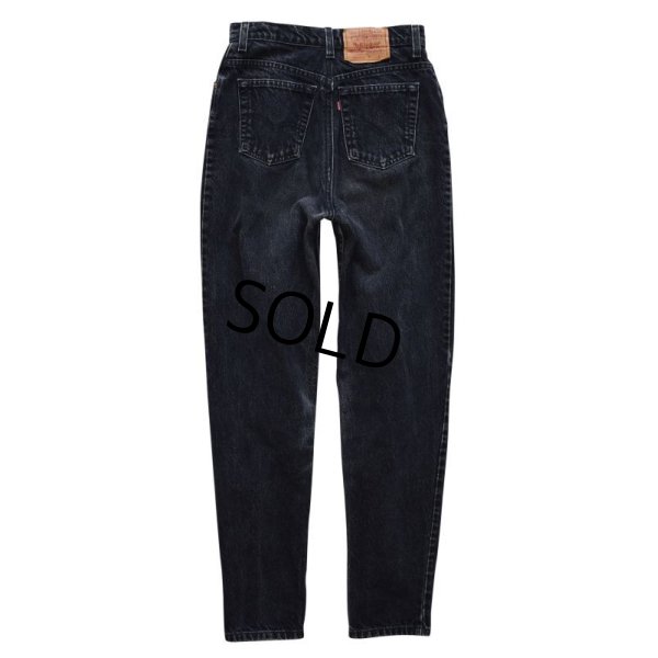 画像4: 【ビンテージ】【USA製】【LEVI'S】リーバイス【521】【ブラックデニム】【レディース古着】【サイズ12】【W27.5程度】 