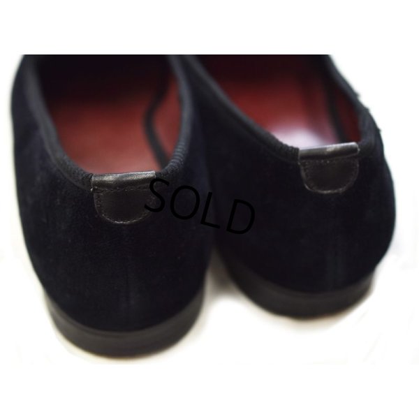 画像5: イングランド製【ビンテージ】【BRITCHES of Georgetowne】黒【ベロア】【スリッポン】【２８cm程度】 