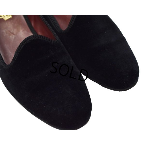 画像4: イングランド製【ビンテージ】【BRITCHES of Georgetowne】黒【ベロア】【スリッポン】【２８cm程度】 