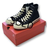 【新品未使用】箱付き【コンバース】converse【CT70】【黒】【チャックテイラー】166407C【オールスター】【ハイカット】【ヌバックレザー】【サイズ27.5ｃm】 