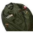 画像4: 【60's】【米軍実物】ビンテージ【U.S.ARMY】【OG107】平ボタン【ユーティリティシャツ】【サイズ Ｓ】<br> (4)