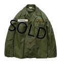 【60's】【米軍実物】ビンテージ【U.S.ARMY】【OG107】平ボタン【ユーティリティシャツ】【サイズ Ｓ】 