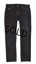【ビンテージ】【USA製】【LEVI'S】【リーバイス】５０５【505】黒【ブラックデニム】【38X32】 