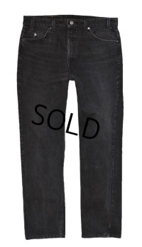 【ビンテージ】【USA製】【LEVI'S】【リーバイス】５０５【505】黒【ブラックデニム】【38X32】 